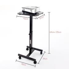 پایه ویدئو پروژکتور پرتابل مدل سه پایه دار یک طبقه