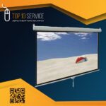 پرده نمایش دستی اسکوپ سایز 180x180